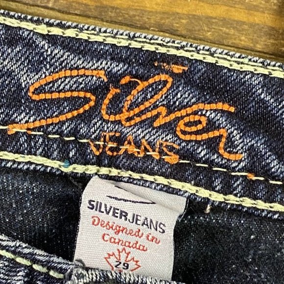 Silver Jeans Mirage Flare Wide Leg Jeans Women's Sz. 29 w/ 31.5" Inseam Low Rise - Picture 13 of 16